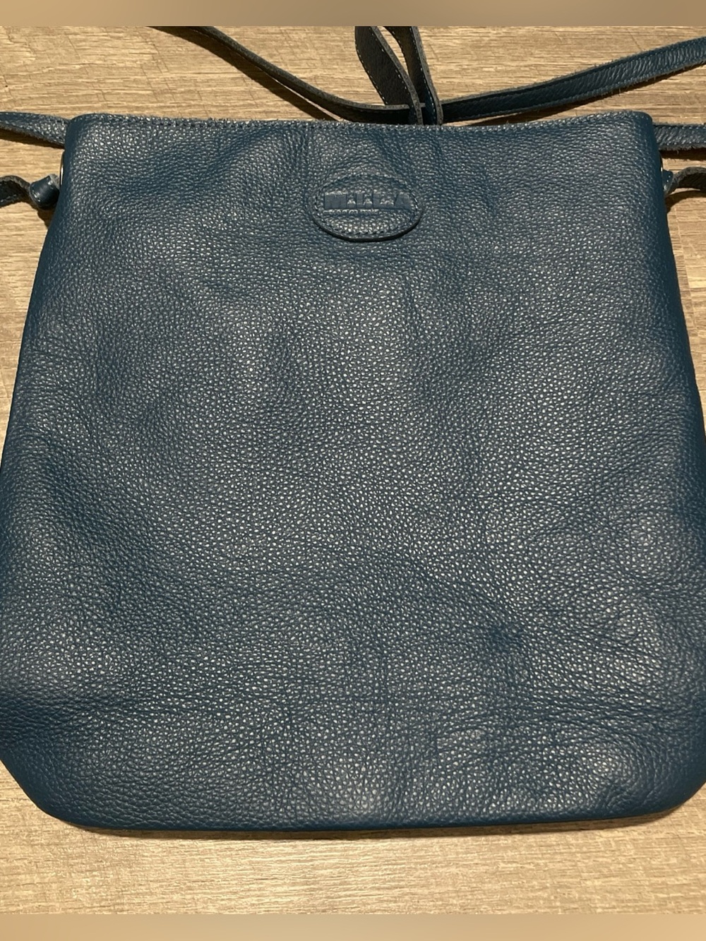 Made In Los Angeles Marine Blue Women’s Leather Bag